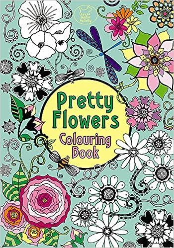 Liberty Books | Pretty Flowers Colouring Book (Adult Coloring Book) by Hannah Davies (100% Original)