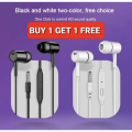 BUY 1 GET 1 FREE L29 Stereo Handsfree/Earphones - Handsfree - Best Quality Music Sound Handfree Earphones - In Ear Phones. 