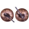 Coconut Bowls and Wooden Spoons for Serving Noodle,Pasta,Smoothie,Porridge,Handicraft Decoration Coconut Shell Bowl. 
