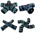 【ETOP】Indoor 2/3/4 5-way Collapsible Cat Tunnel Tube Kitty Tunnel Bored Cat Pet Toys Peek Hole Toy Cat Puppy Kitty Kitten Rabbit. 