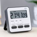 Home Desktop LCD Display Egg Timer Kitchen Timer Digital Timer Stopwatch Electronic Alarm Clock. 