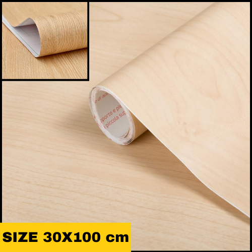 Wooden Sheet Waterproof Self adhesive Wallpaper, sticker,  wallpaper for kitchen Available