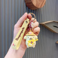 Sanrio Kawaii Hello Kitty Keychain Pink Kuromi Melody Cinnamoroll Car Key Ring Backpack Pendant Ornaments Girls Holiday Gifts. 
