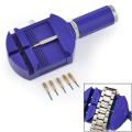 Bracelet Wrist Watch Band Adjuster Repair Tool Set Link Strap Remover + 5 Pins. 