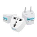 EU Plug Adapter Converter US AU UK To European Euro Europe AC Travel Power Adapter Electric Socket Electric Outlet - White. 