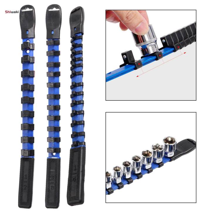 Socket Organizer Socket Hanger Placing Tool Rail Rack Socket Holder Tray