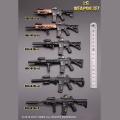 HK416-f Detachable Model Blaster for 1/6 Soldier Model. 
