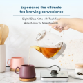 Digital Glass Electric Kettle - 1.0L 220V - 1800W, Glass Kettle with Tea Infuser Warmer. 