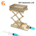 GIFTED EDUCATION Kids DIY Hydraulic Lift Table Model Physics School Projects Science Toys Educational Experiment Kit. 