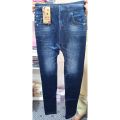 Women Lady Girl Winter Fleece White Tights Legging Free Size. 