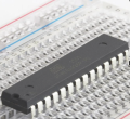 atmega328p Arduino UNO IC atmega328 microcontroller. 