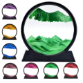 Sandscape Painting - Sand Clock - Moving Sand Art - Hourglass Sand Timer - 3D Moving Sand Mountain Lamp with Metal Stand - Showpiece - Home Decoration | Moving Sand | ByteExpress. 