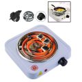 Electric Stove (Electric CHULA) Portable Hot Plate - Open Iron Coil Single Burner 1000 Watts - RAF R8010B. 