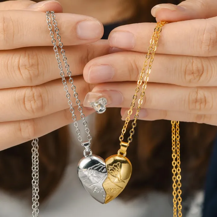 Locket%20Couple%20Pull%20Hook%20Wish%20Necklace%20A%20Pair%20of%20Heart-Shaped%20Magnetic%20Stitching%20Pendant%C2%A0-1Pcs%20-%20Image%206