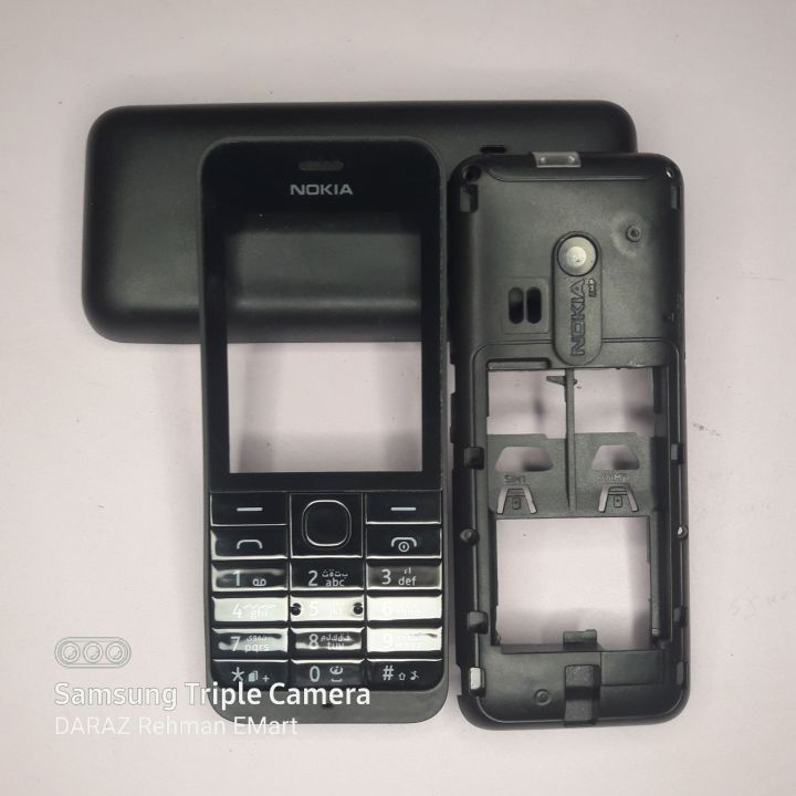 Nokia 220 Full Body Casing Housing Body Original wait Hadi Three Parts Front Back and Hadi