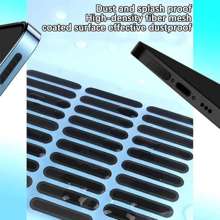 Anti Dust Net Stickers 10 Pcs Set, Universal Mobile Phone Speaker Protection Mesh for Dust Prevention