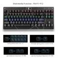 E-Yooso Falcon Z-77 Mechanical Gaming Keyboard ARGB blue Switch Z-77 87-Key LED Backlit N-Key Roll-Over Mechanical Keyboard ARGB hot swappable Keycap & switch puller 5 extra blue shaft switches (Black). 