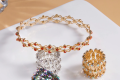 2 In 1 Magic Retractable Ring Bracelet Creative Stretchable Twist Folding Ring and Bracelets for Women. 