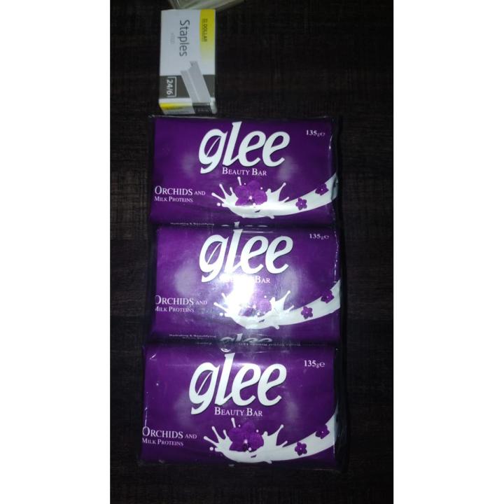 glee beauty bar orchids and milk protens 135gm 6 pes pack