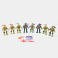 Fun Warrior Mini Teenage Mutant Ninja Turtles Action Figures Set for kids. 