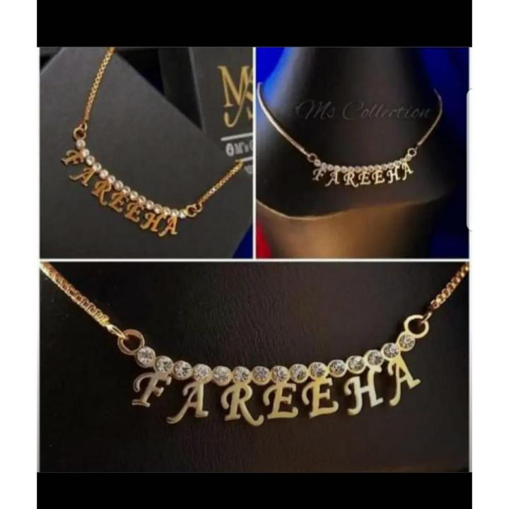 Customized Name Necklace Name Locket Get Any Personalized Name Necklace for Gift Item