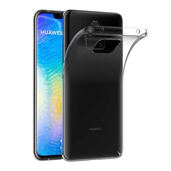 For Huawei Mate 20 Pro Ultra Slim Transparent Clear Soft TPU Case Cover