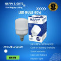 60W LED Bulb T145 With One Year Warranty, High-Quality Energy Saving LED Bulb 60W, Happy Lights 60W LED Bulb Price In Pakistan. 