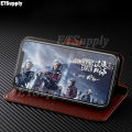 Flip Phone Case Realme Note 50 Leather Classic Vintage Kickstand Cowhide Cover for Realme Note 50 Flip Case Wallet Holder Casing. 