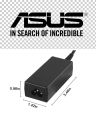 19V 2.37A Power Charger With Power Cord For AC Adapter 45W  Q504UA Q304U Series. 