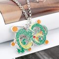 Japanese Anime Necklace Men Women Jewelry Shenron Realize Wishes Pvc 1-7stars Ball Pendants Necklaces. 