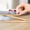 Wooden fruit fork creative cake fork cute moon cake fork dessert fork fruit sign household. 
