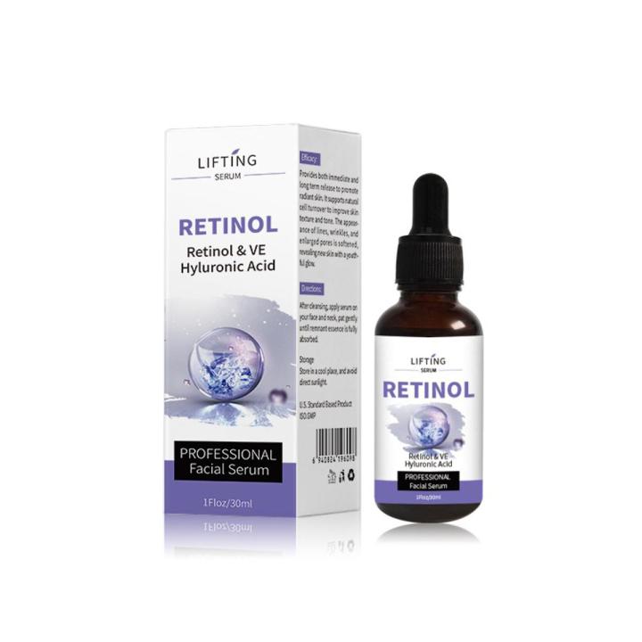Retinol Serum, Serum for face, Anti aging serum, Professional Facial Serum, Retinol serum with HA & Vitamin E,  serum for open pores, serum for oily skin, hydrating and moisturizing serum