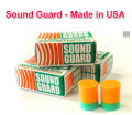 10 Pairs of USA SOUND GUARD/EAR PLUGS, Soft PVC Foam Material, non- Allergenic, non corded, disposable for  Travel, Sleep, Noise Prevention/Reduction. Pillow Type, Individually Packed in cardboard box - Made by  New Dynamics USA. 