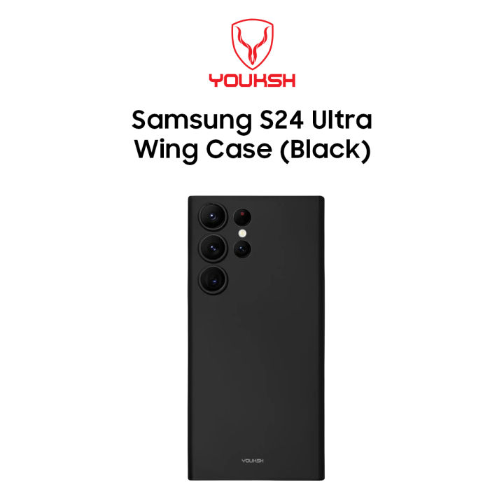 YOUKSH Samsung S24 Ultra Wing Case - Samsung S24 Ultra Paper Case - Samsung S24 Ultra Thin Lightweight Back cover