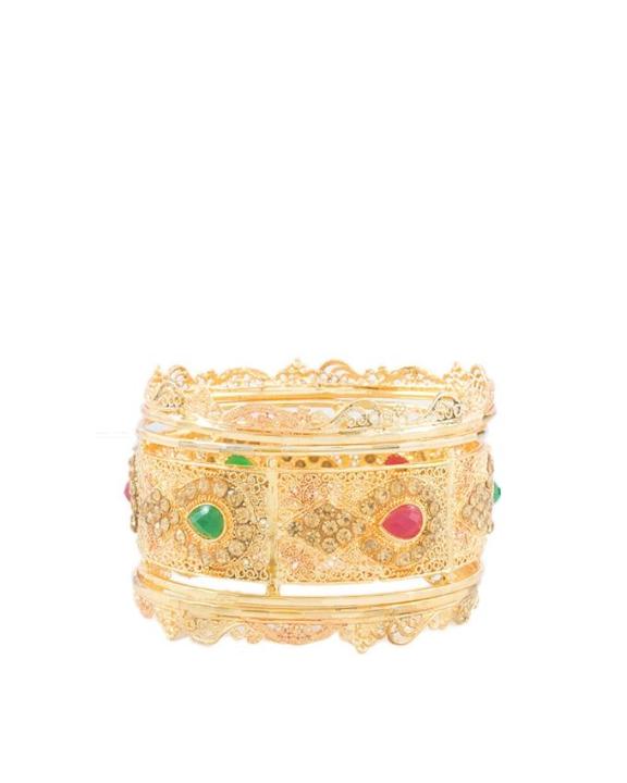 Golden%20Gold%20Plated%20Handmade%20Bangles%20Set%20%20For%20Women%20-%20jh712%20-%20Image%204