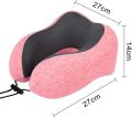 New Stuff And Imported Fabric Premium Quality Medicated Neck Foam Pillow For Travel , Neck Rest , Take Pillow And Multi Purpose Uses. 