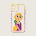 【NShisasN】Tangled Rapunzel Tangled Phone Case Telefoon For IPhone 13ProMax 14 13 12 11 Pro Max Mini Transparent Fine Hole Soft Cover. 