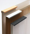 Black Silver Orange Gold Modern Kitchen Door Drawer Handles Cupboard Cabinet Handle Knob Bedroom Hidden Furniture Knobs Pulls. 