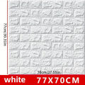3D Foam Brick Wall Tiles, Self-Adhesive Rubber Mosaic Stickers, Waterproof, Moisture-Proof, Anti-Collision, for Home Decor, Living Room, Bathroom, Kitchen Size 70x77Cm. 
