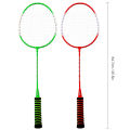 Yoomee 1 Pair Badminton Racket High Elastic Sponge Grip Badminton Racquet Bag Indoor Outdoor Sports badminton Set. 