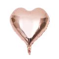 1pc Heart Shaped Foil Balloons - 18 inches for Wedding, Anniversary , Engagement or Birthday Parties. 