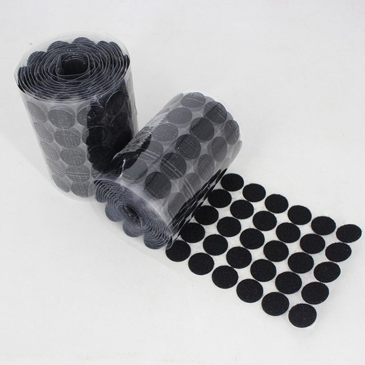 Magic Sticky Self Adhesive Velcro Hook Loop Round Pads 10 pairs Art and Craft Material