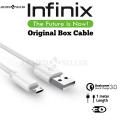 Infinix High-Speed Micro USB Cable - White - Imported High Quality Fast Charging Cable For Android Mobile Phones - Best Android Phones Cables, Designed For Smartphones Latest 2022 White. 