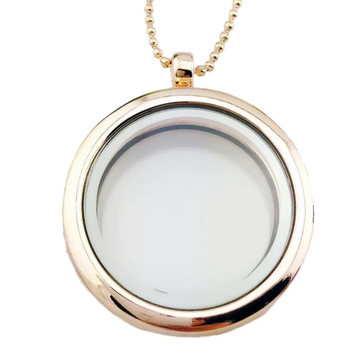 New Floating Charm Living Memory Glass Round Locket Charms Pendant
