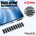 ENRG Metal Dust Net Anti-dust Stickers Protector Film Dust-proof For Mini Speaker Port Earpiece For iPhone_Android - Pack Of 10. 