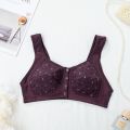 Front Open Wide Strap Non Padded Non Wired Maternity Nursing Bra Plus Size. 