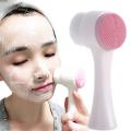 3D Double Side Silicone Facial Cleansing Brush Portable For Face Cleaning And Massage Tool. 
