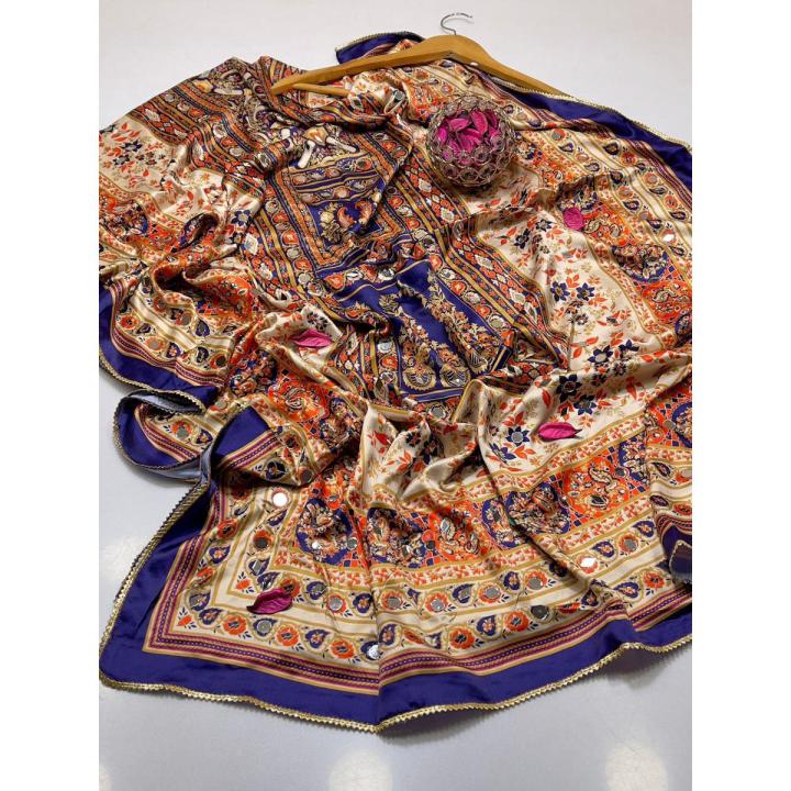 Shamoz silk digital printed fancy shawl dupatta  for women