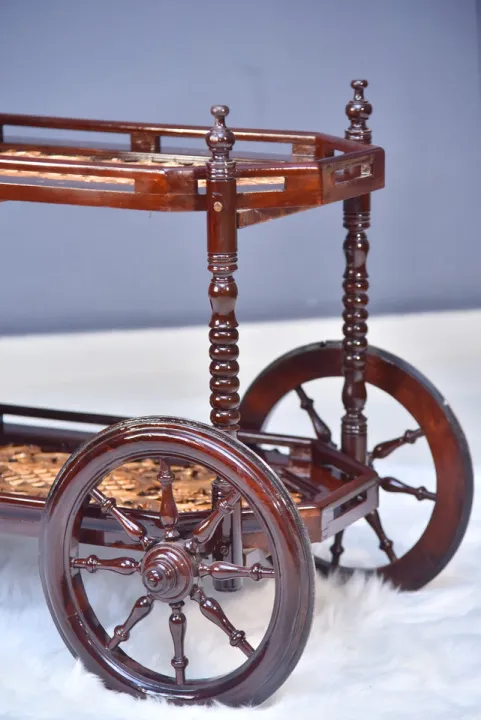 Maharaj%20Hand%20Carved%20Tea%20Trolley-Premium%20Sheesham%20Wooden%20Storage%20Trolley%20With%20Wheels%20Spices%20Rack,%20Coffee,%20Serving,%20Table,Tea%20Cart%20Trolley%20bar%20Cart%20for%20Home%20Kitchen%20Hotel%20Standard%20Size%20Natural%20Teak%20Modern%20Style-Customize%20-%20Image%204