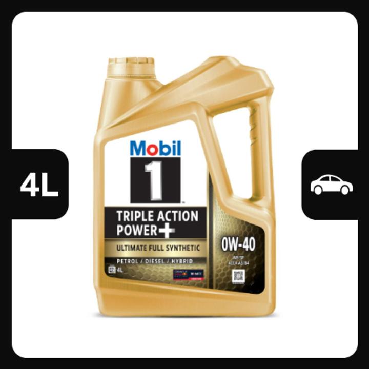 Mobil 1 0W-40 Triple Action Power+ 4Liter